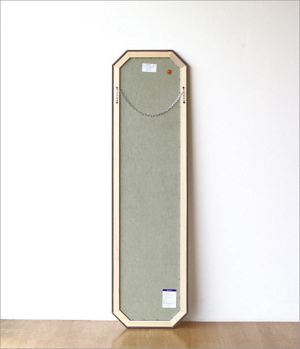 鏡 壁掛けミラー 玄関 おしゃれ イタリア製 ロング 姿見 ウォール