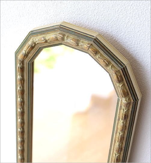 鏡 壁掛けミラー 玄関 おしゃれ イタリア製 ウォールミラー 縦長 姿見