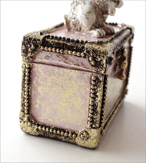 小物入れ おしゃれ ボックス ケース うさぎ ラビット かわいい レトロ