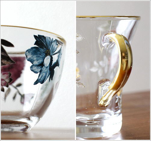 コーヒーカップ ガラス おしゃれ ティーカップ 陶器 お皿 ソーサー