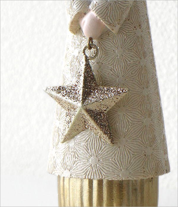 Xmas ホワイトサンタのオブジェ(3)