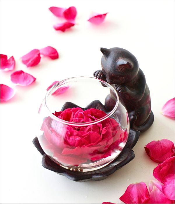 花瓶 フラワーベース 子ネコのミニベース(2)