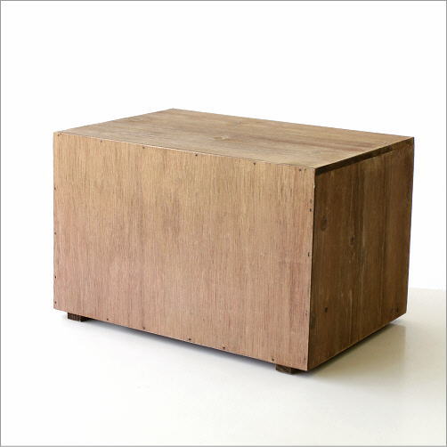 ミニチェスト ウッドラック おしゃれ 3段 引き出し 小物入れ 木製 天然