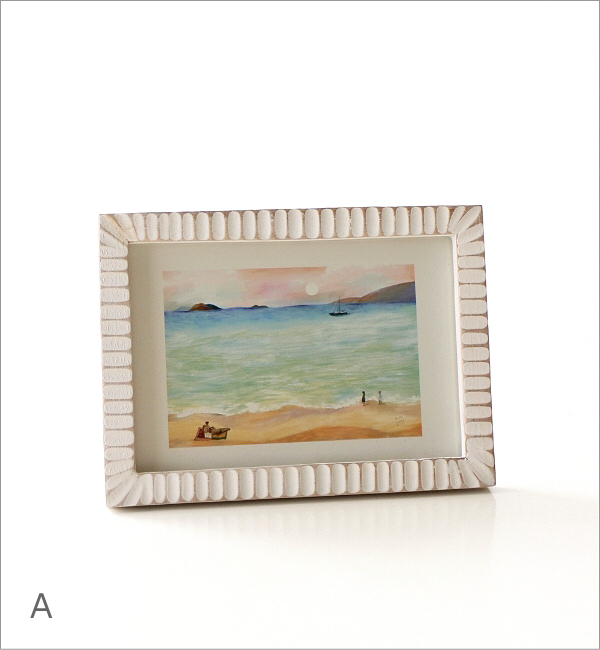 チークウッドのしのぎフレーム 3カラー ポストカード(5)