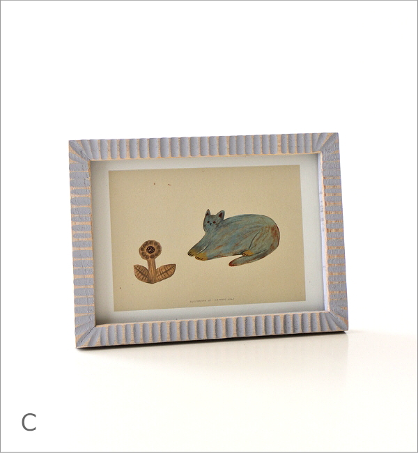 チークウッドのしのぎフレーム 3カラー ポストカード(7)