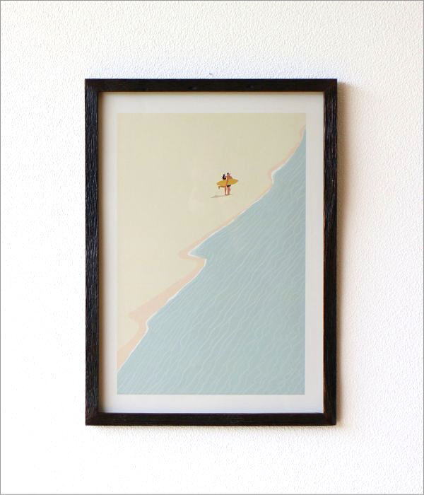 フォトフレーム 木製 チーク材 おしゃれ A3 壁掛け シンプル