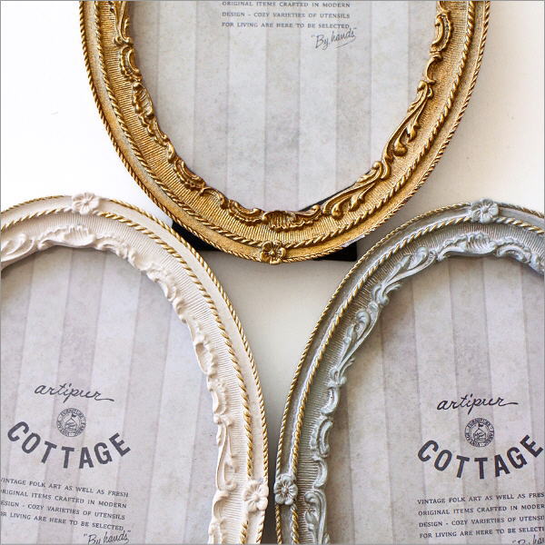 オーバル フォトフレーム 3カラー(2)