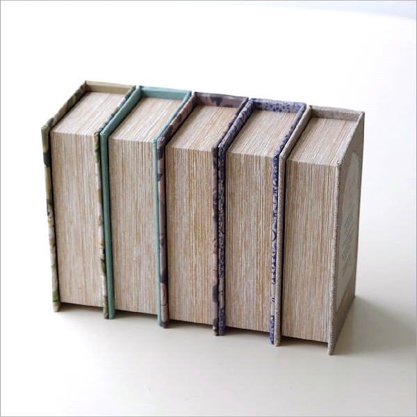 小物入れ 本型 ブック型 おしゃれ 洋書 かわいい 収納ボックス 小さめ