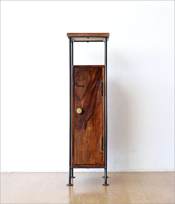 キャビネット スリム サイドテーブル 木製 すきま収納 幅20cm 収納