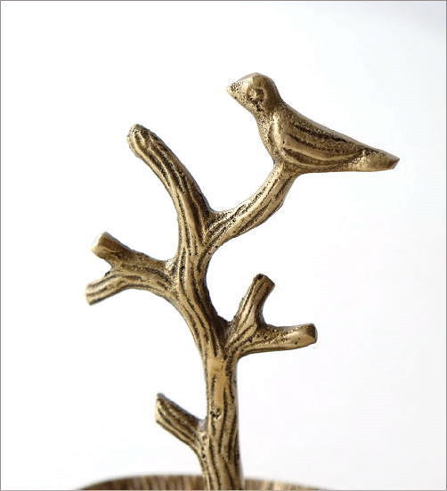 アクセサリースタンド おしゃれ 収納 ツリー 木の枝 真鍮 アンティーク