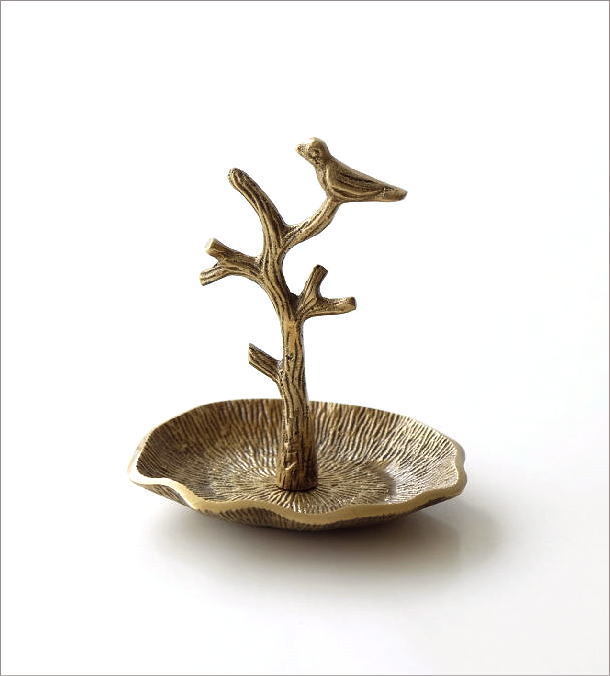 アクセサリースタンド おしゃれ 収納 ツリー 木の枝 真鍮 アンティーク