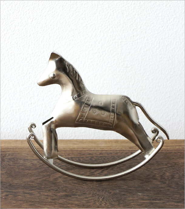 木製　馬の置物　アンティークインテリア デンマークで見つけた木製の馬の置物/アンティーク/黒 - まいにち北欧