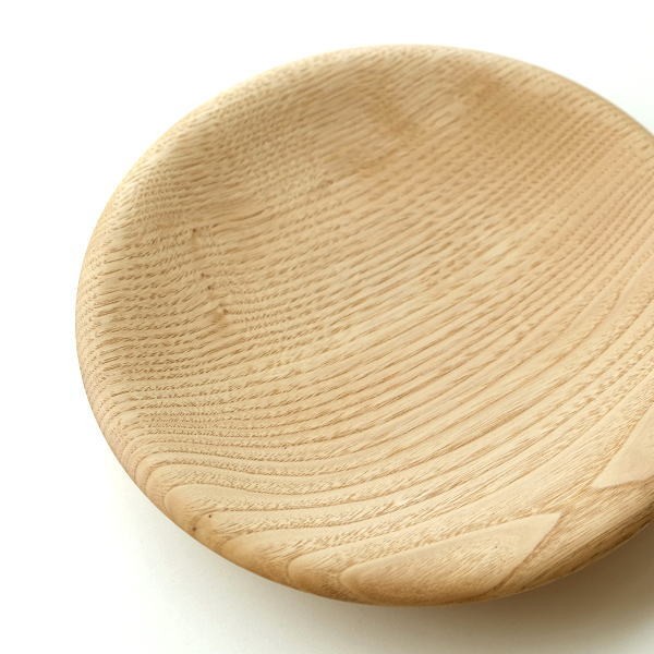 お皿 プレート 丸 トレー トレイ 木製 ナチュラル おしゃれ 天然木 栗