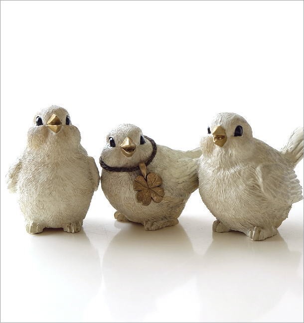 3リトルバーズガーデンオーナメント(3)