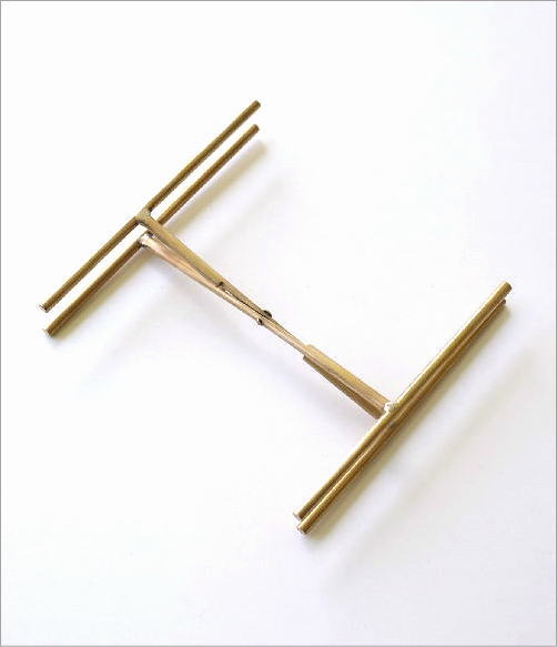 ポットスタンド フラワースタンド おしゃれ 真鍮 スタリッシュ