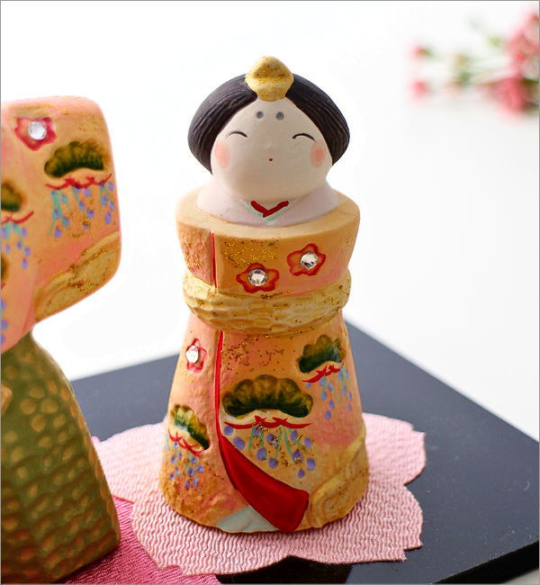 雛人形 ひな祭り 桃の節句 親王飾り コンパクト 小さめ 可愛い