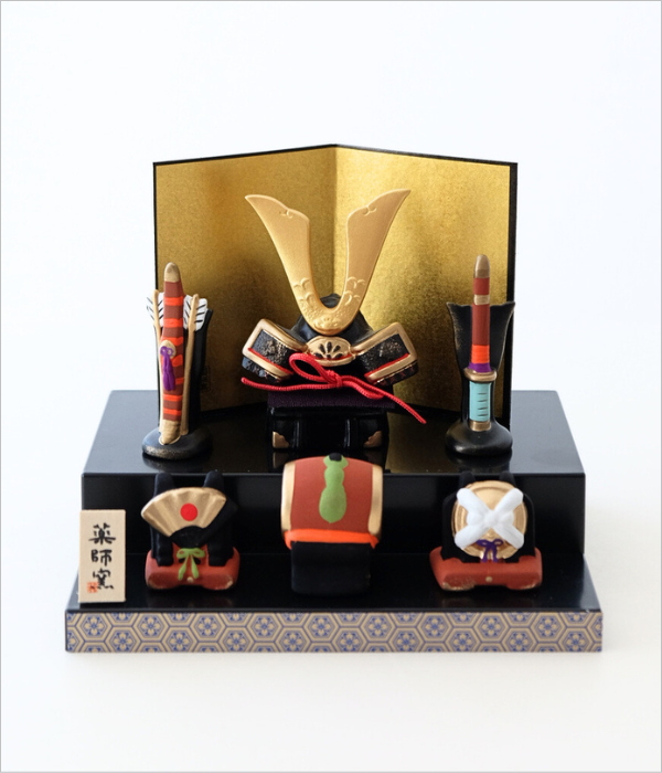 錦彩 段飾り出世兜(5)