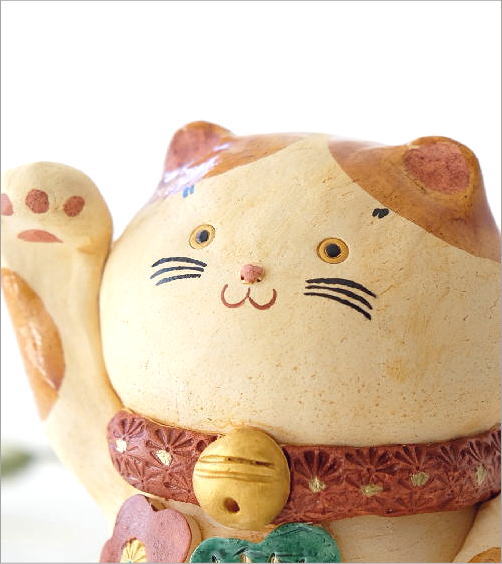 招き猫 おしゃれ 置物 オブジェ 陶器 かわいい ネコ インテリア 松竹梅