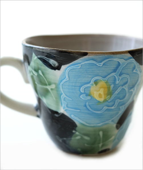 カップ&ソーサー おしゃれ 陶器 コーヒーカップ 小ぶり 牡丹 セット 和