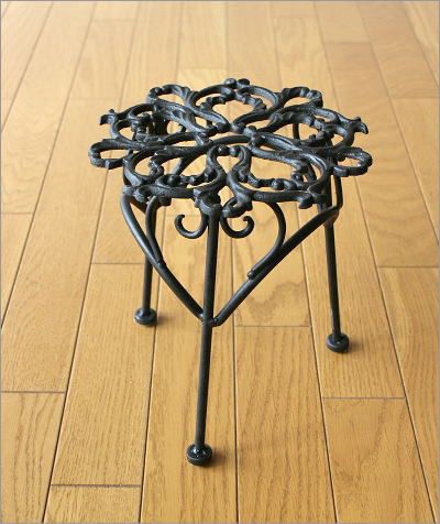 花台 フラワースタンド アイアン おしゃれ ガーデンスタンド 花鉢