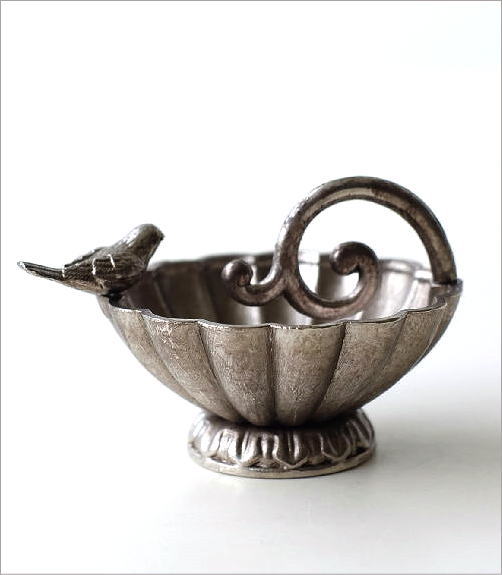 トレー トレイ おしゃれ 小物入れ 小鳥 バード プレート アイアン