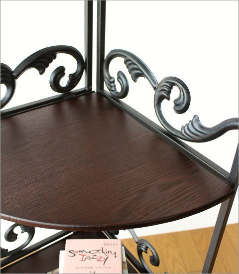 コーナーラック コーナー棚 アイアン家具 飾り棚 飾棚 おしゃれ