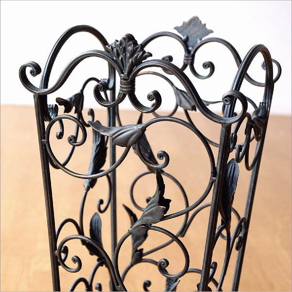 ★アンティーク調 アイアン傘立 アンブレラスタンド アラベスク調 玄関収納 ☆アンティーク調 アイアン傘立 アンブレラスタンド アラベスク調 玄関収納