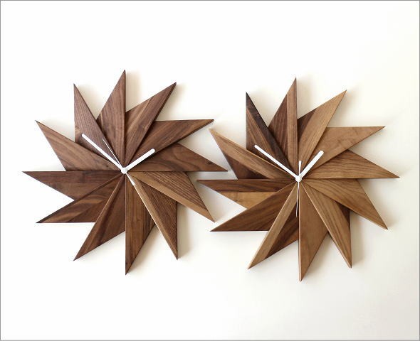 壁掛け時計 掛け時計 掛時計 壁掛時計 木製 おしゃれ ウッドウォール