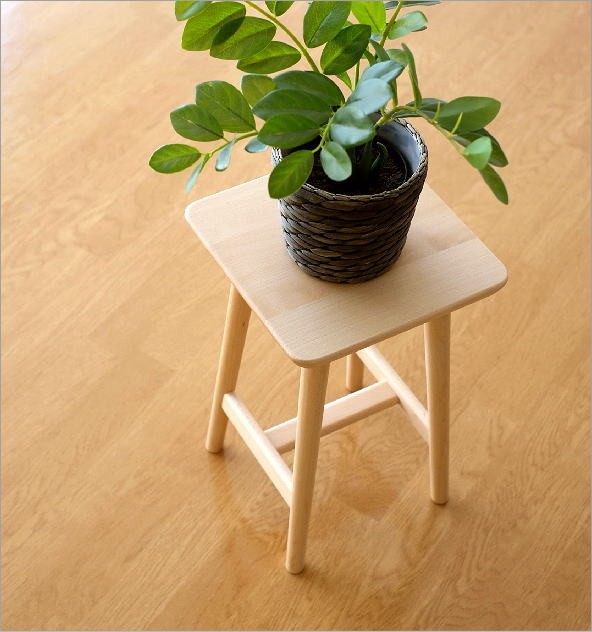 花台 フラワースタンド 木製 天然木 サイドテーブル コンパクト 