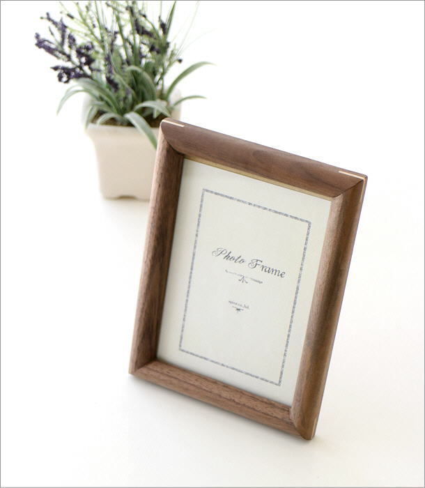 フォトフレーム 写真立て 木製 ポストカード ハガキサイズ