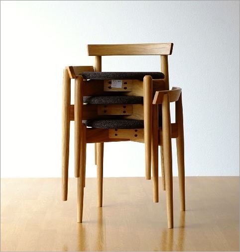 スツール 丸椅子 丸イス 木製 おしゃれ スタッキング チェア 天然木 布 