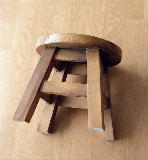 子供椅子ネコさん 木製椅子(3)