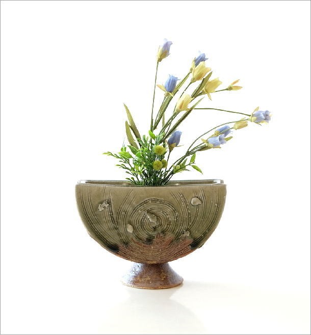 花瓶 花びん 陶器 フラワーベース 和風 おしゃれ 花器 日本製 瀬戸焼 