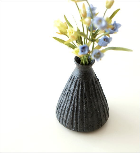 花瓶 花びん 陶器 一輪挿し 瀬戸焼 花器 フラワーベース おしゃれ 和風 