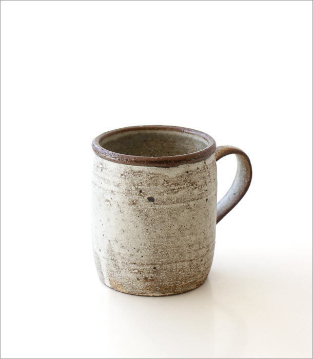 マグカップ おしゃれ 瀬戸焼 日本製 陶器 粉引き コーヒーカップ