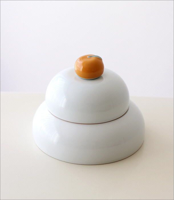 鏡餅 陶器 おしゃれ 飾り 置物 置き物 オブジェ お正月 器 お椀 お皿