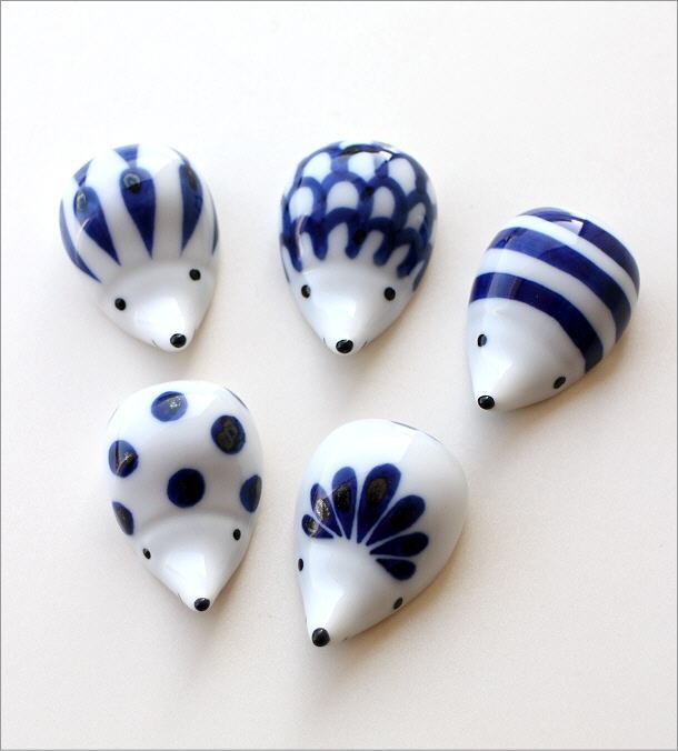 箸置き おしゃれ 陶器 かわいい 動物 有田焼 陶器の箸置き ハリネズミ5