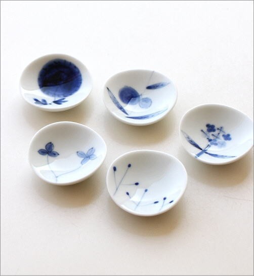 箸置き おしゃれ 陶器 5個セット 小皿 豆皿 和風 かわいい 日本製