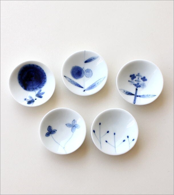 箸置き おしゃれ 陶器 5個セット 小皿 豆皿 和風 かわいい 日本製 