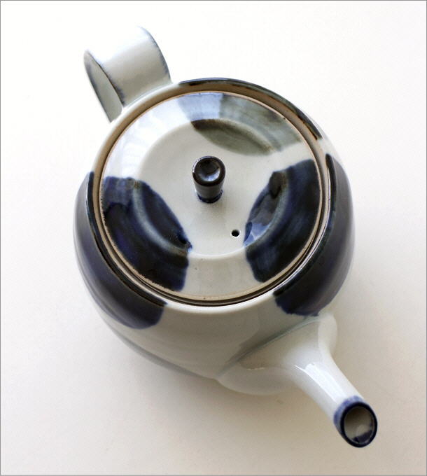 急須 ティーポット きゅうす おしゃれ 陶器 有田焼 日本製 丸流し