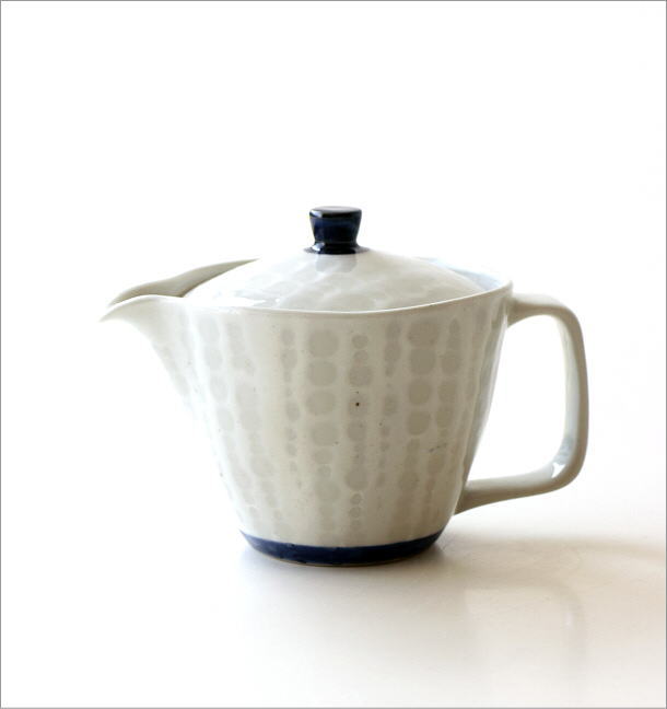 ティーポット 急須 きゅうす 陶器 粉引き 茶こし付き 和風
