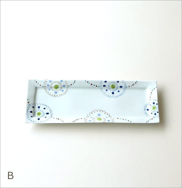 有田焼　金泊と銀泊の金属製長方形皿 有田焼 金泊と銀泊の金属製長方形皿 有田焼 金泊と銀