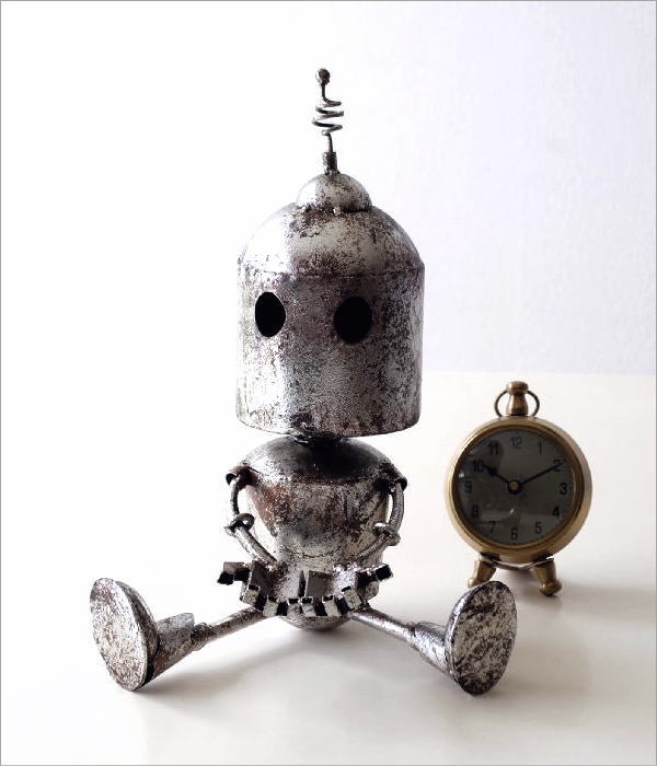 ロボット アイアン アイアンロボット 置物 オブジェ おしゃれ かわいい