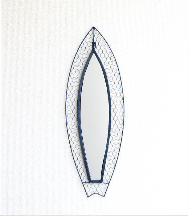 鏡 壁掛け おしゃれ ミラー シャビー アイアン ウォールミラー