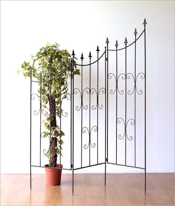 ガーデンフェンス トレリス おしゃれ かわいい 仕切り アイアン