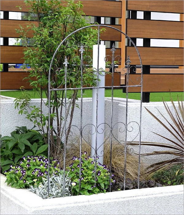 ガーデンフェンス トレリス おしゃれ かわいい 仕切り アイアン