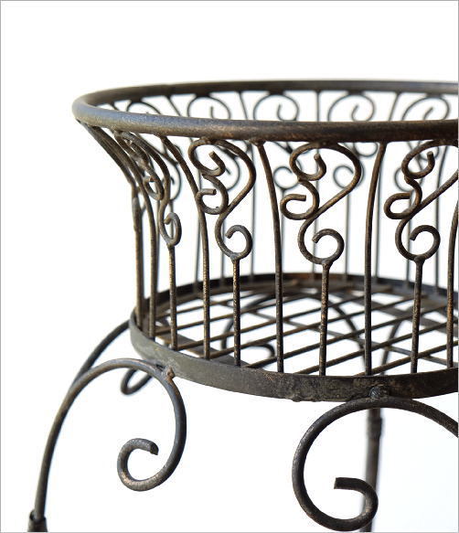 フラワースタンド おしゃれ アイアン 花台 猫脚 プランタースタンド 花