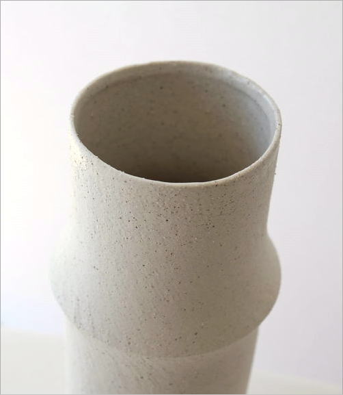 花瓶 陶器 丸型 花柄 枝物付き 花瓶 花びん 陶器 おしゃれ フラワーベース 竹 デザイン 枝物 円柱 筒