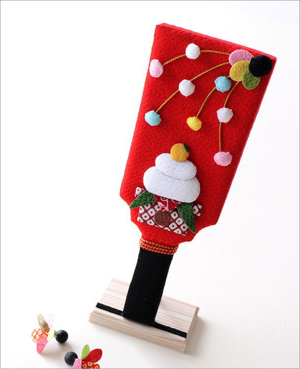 羽子板 おしゃれ 飾り 置物 オブジェ お正月 コンパクト 玄関 リビング