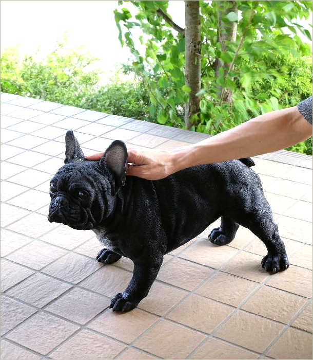 フレンチブルドッグ 置物 犬 リアル 大きい かわいい おしゃれ 玄関